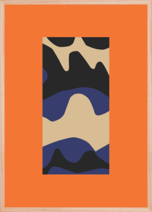 Montañas en Naranja