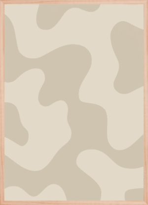 Rounded Shapes In Beige